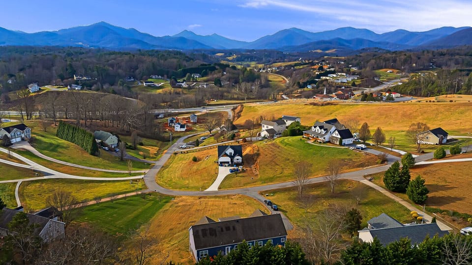View from above the property