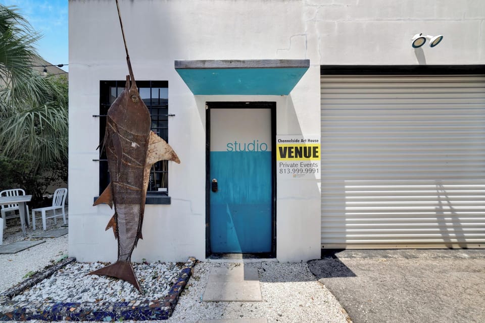 The main entrance of the studio.