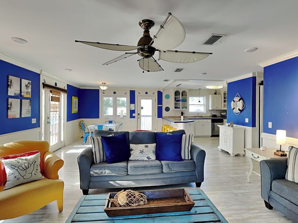 Second Floor: Living Area with Two Sleeper Sofas