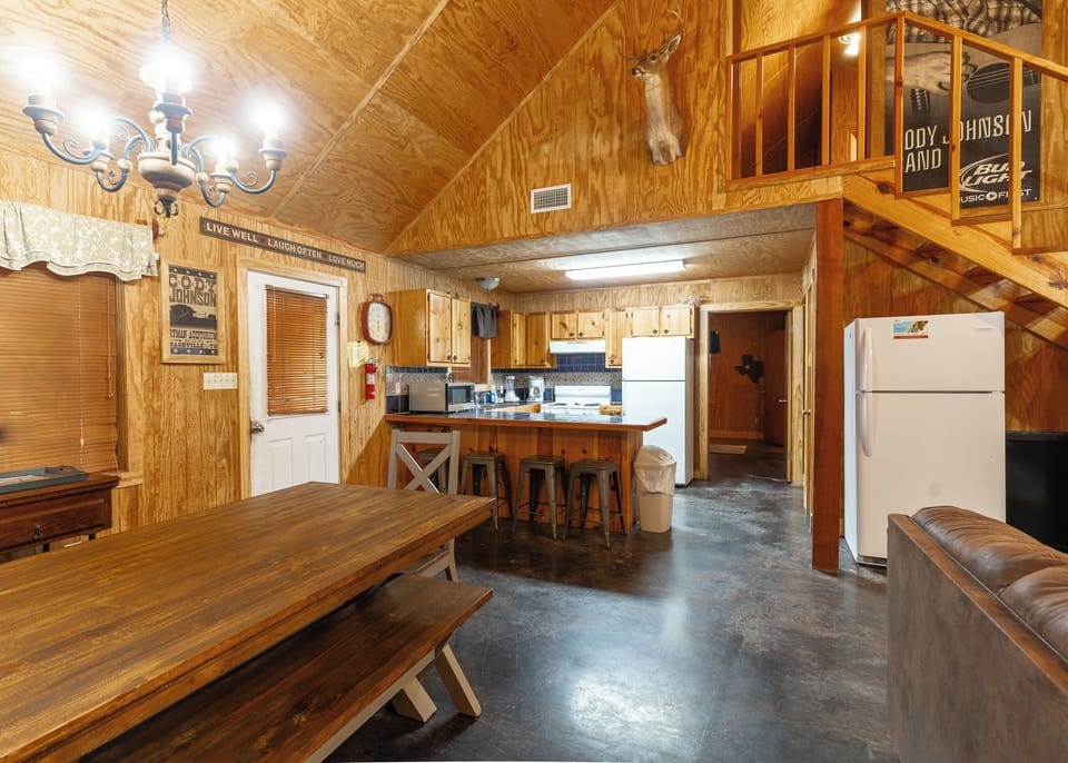 Dining area and kitchen view
