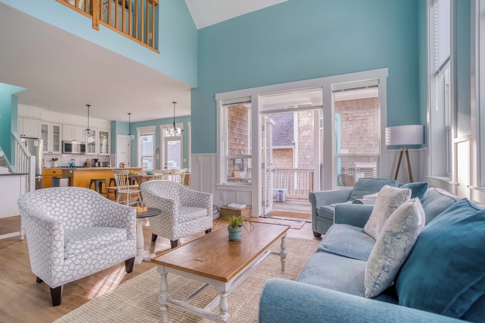 Living Area open to Dining and kitchen