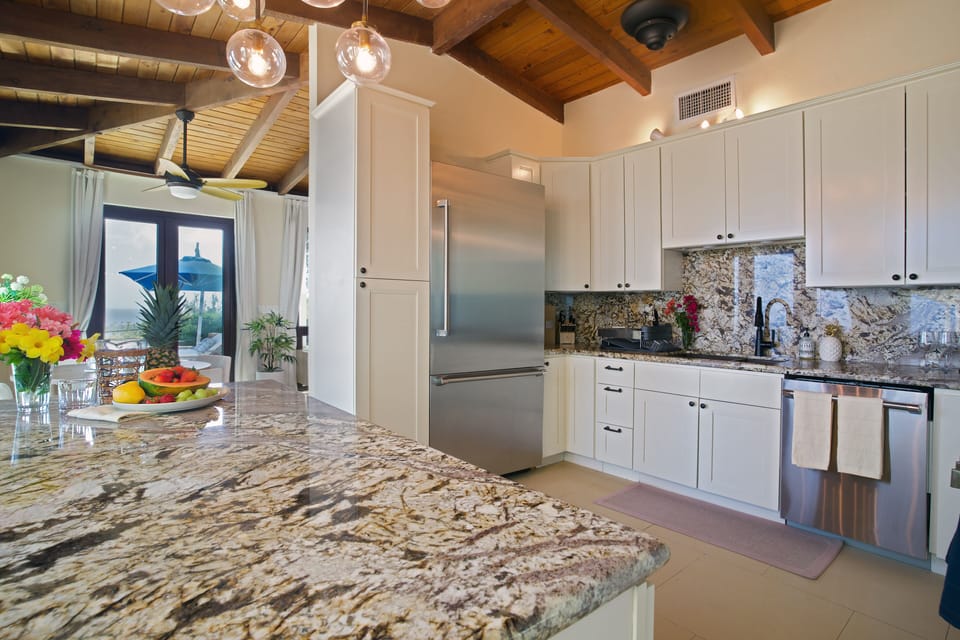 Kitchen In Between Living Rooms