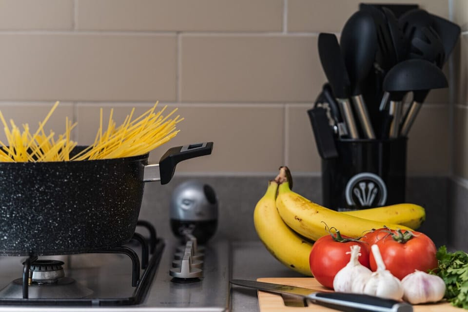 Fully equipped with modern cooking tools and utensils for your culinary needs