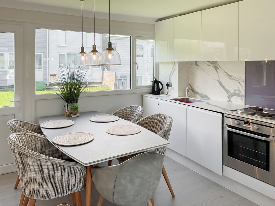 Kitchen/diner | Freshwater Chalet, Freshwater East