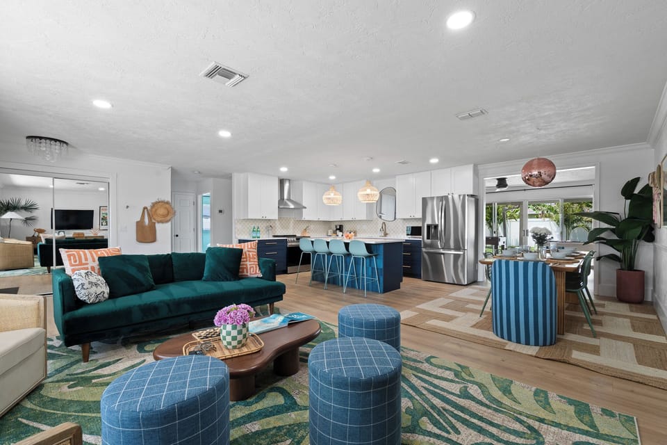 Enjoy open concept living for connection and social interaction