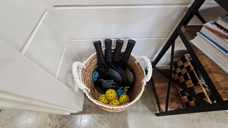 All Pickleball gear is readily availabile for you to use!