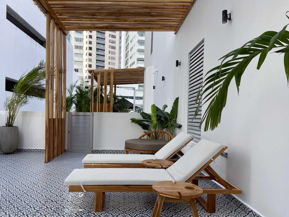 Modern terrace