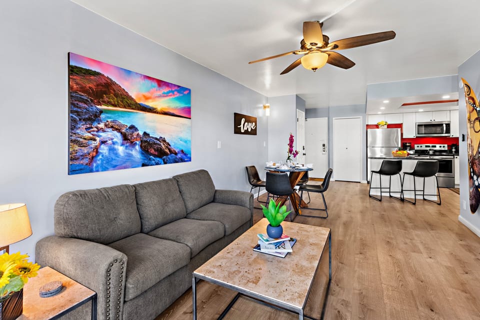 Modern flooring, open space