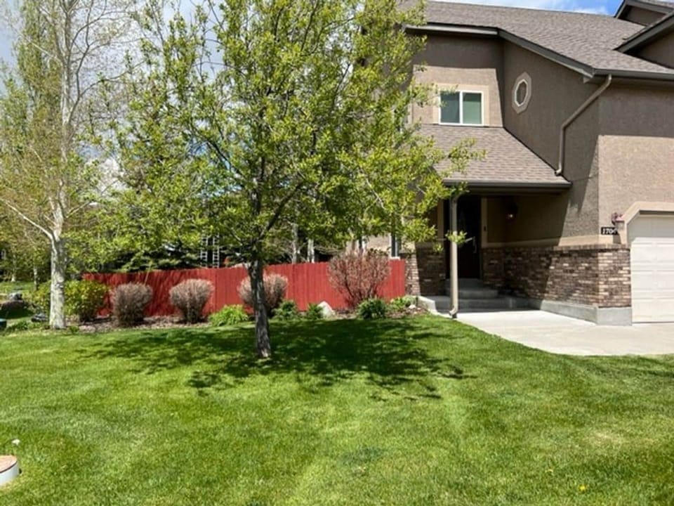 Summer view of front of home
