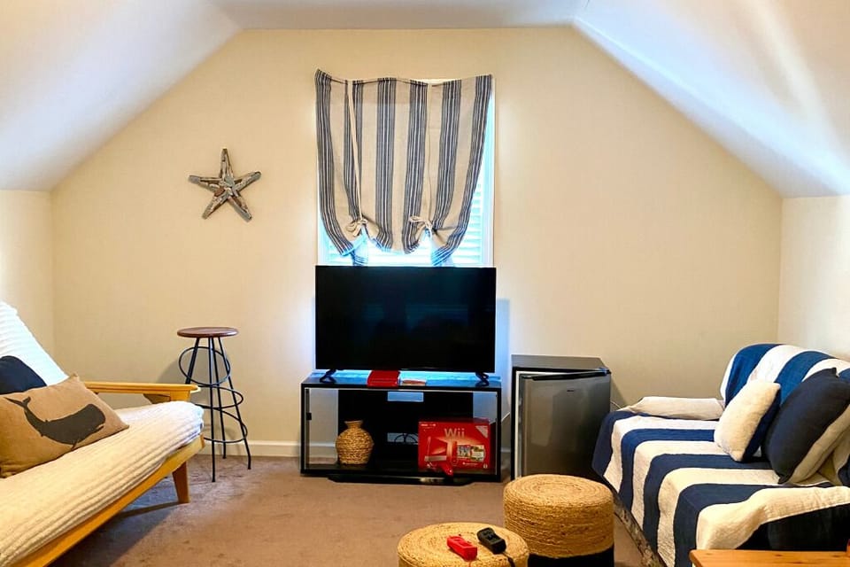 Game room/ T.V. room third floor/ Mini Fridge