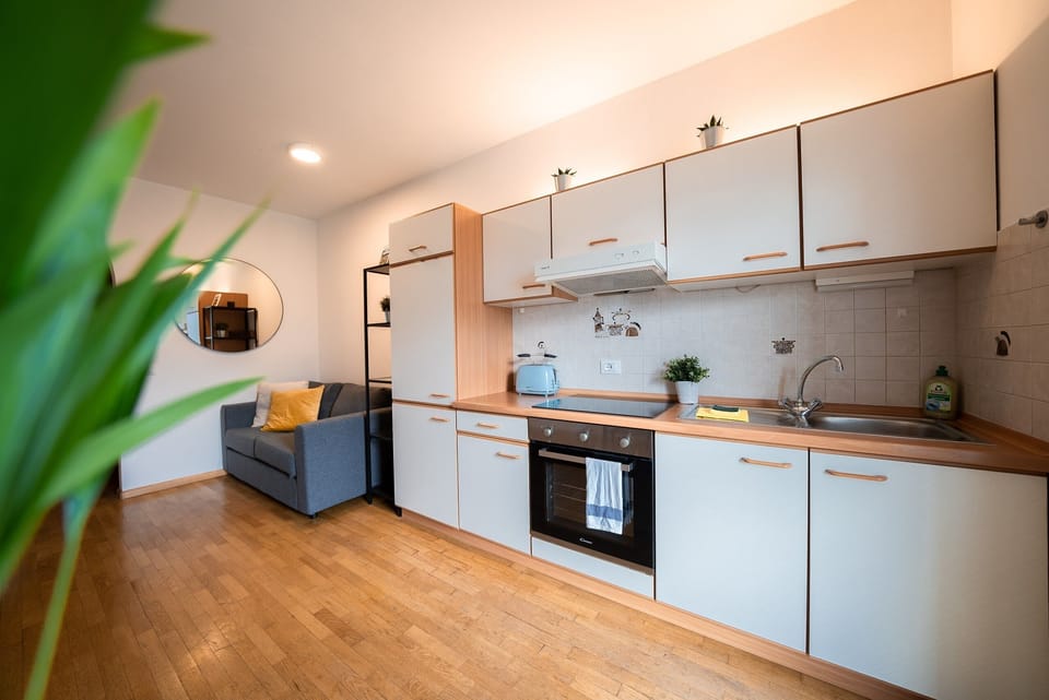 Kitchenette with storage