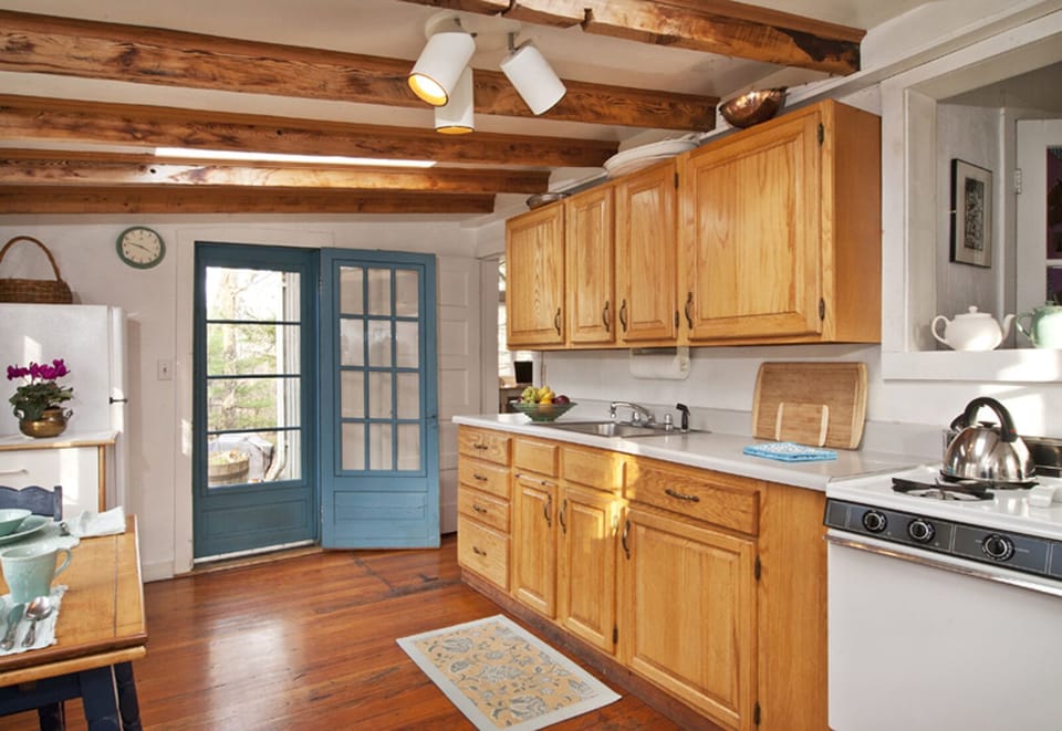 Well-stocked country kitchen