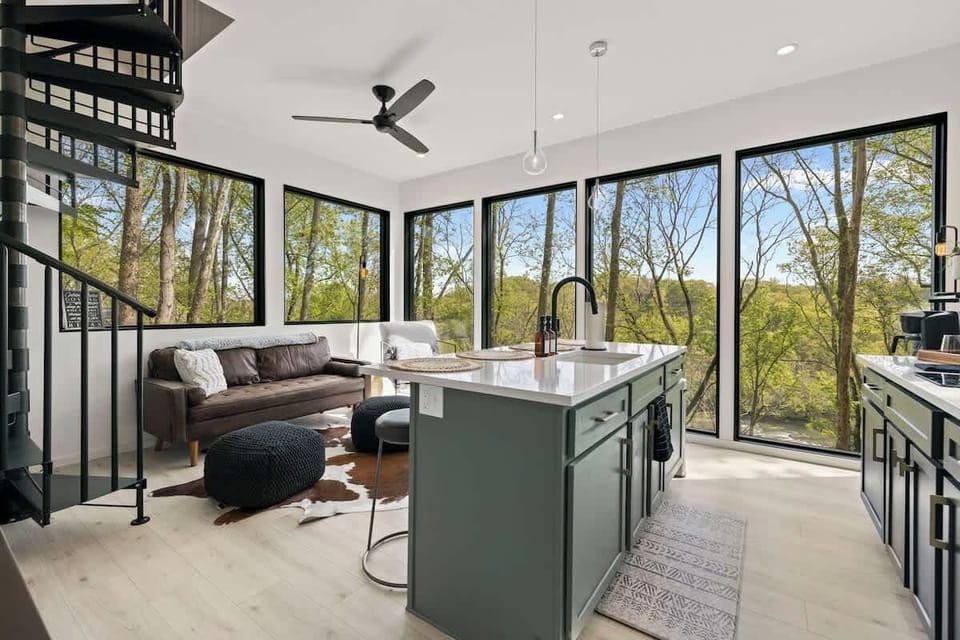 Lofty Ledges view from kitchen