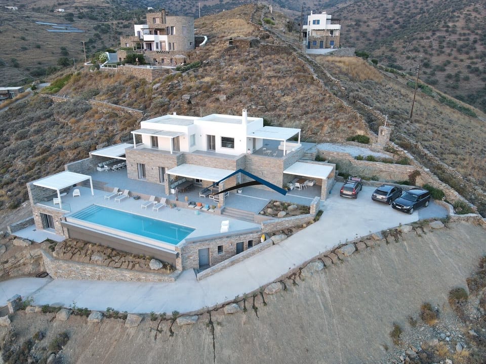 Then villa with a large terrace