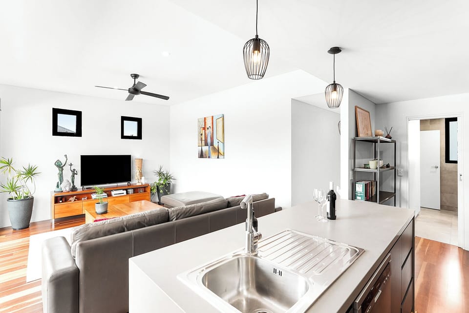 Center Kitchen Island/Living Area