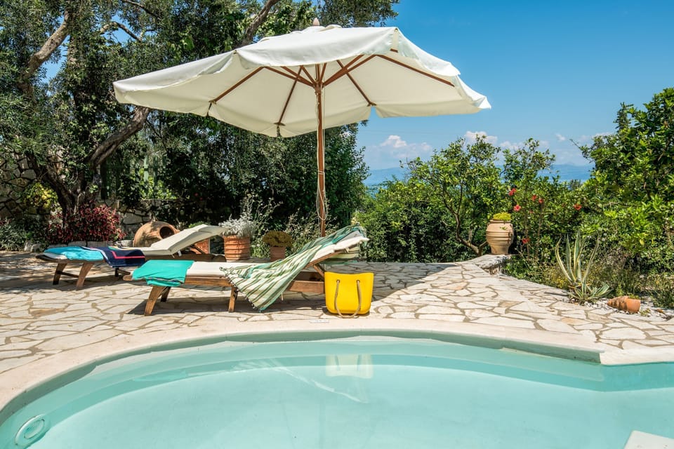 Pool and sun loungers