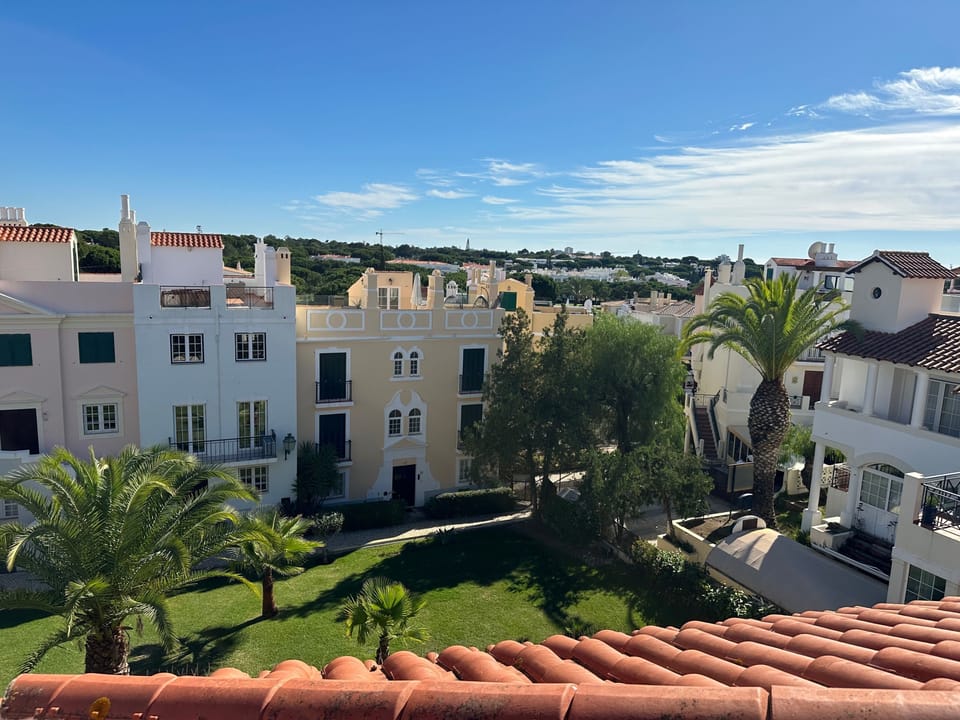 View from private roof terrace