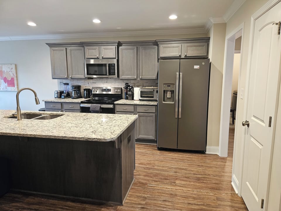 Open concept kitchen