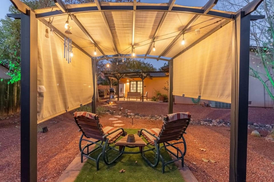 Backyard rocking chairs