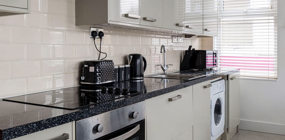 Kitchen at Livra Estate Short Lets & Serviced Accommodation