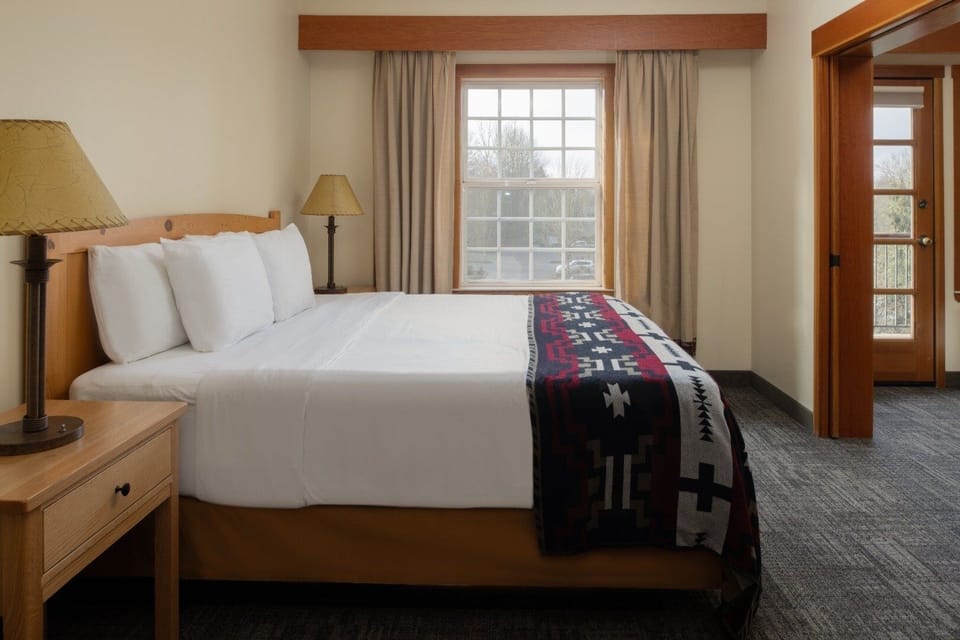 Sink into crisp linens after a full day of exploring