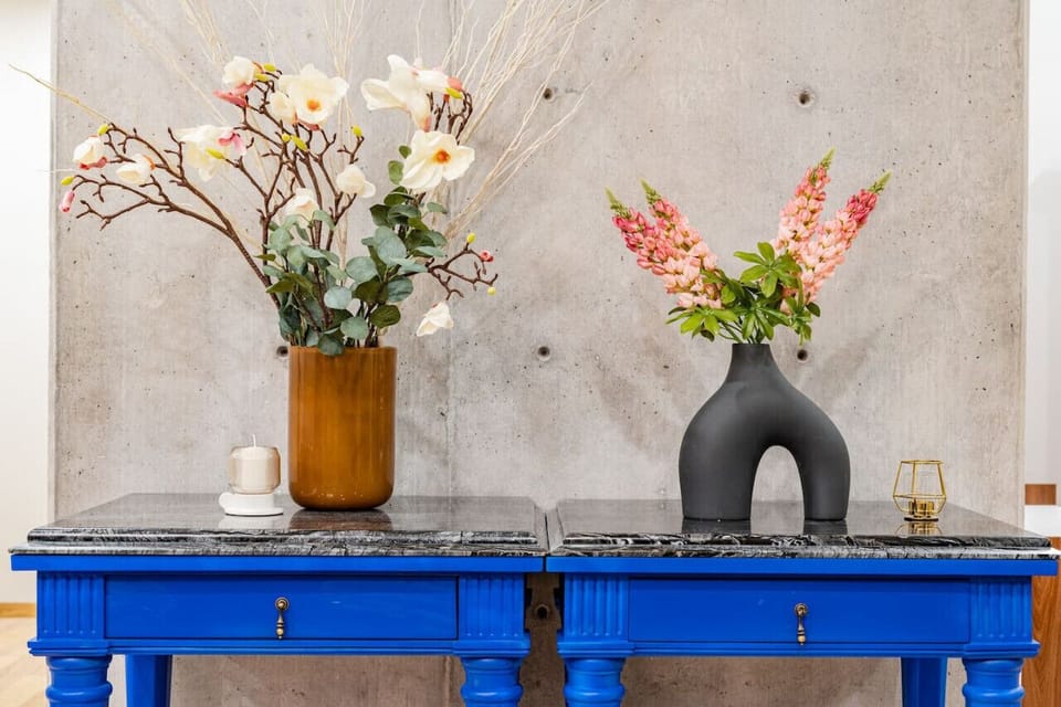 Decorative details add personality and charm to the space, enhancing your stay.