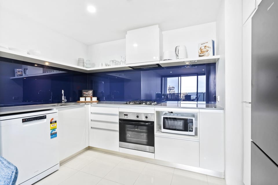 Fully equipped modern kitchen