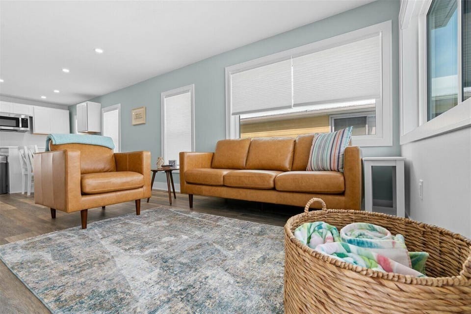 Have fun conversations with the family in the living room