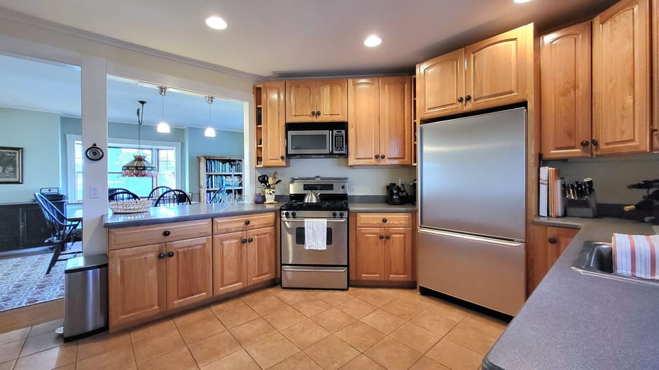 Spacious kitchen