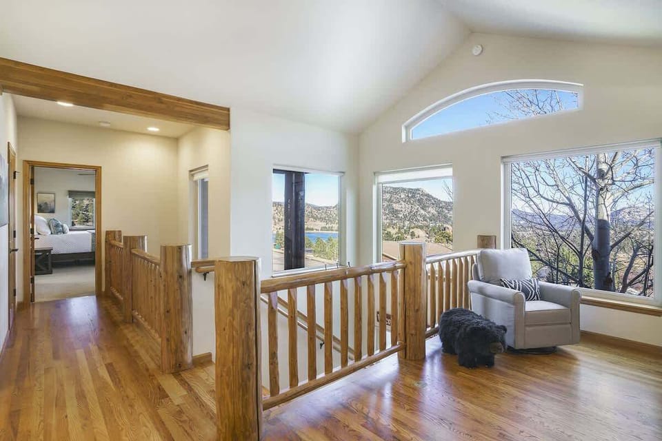 Stairway to front door