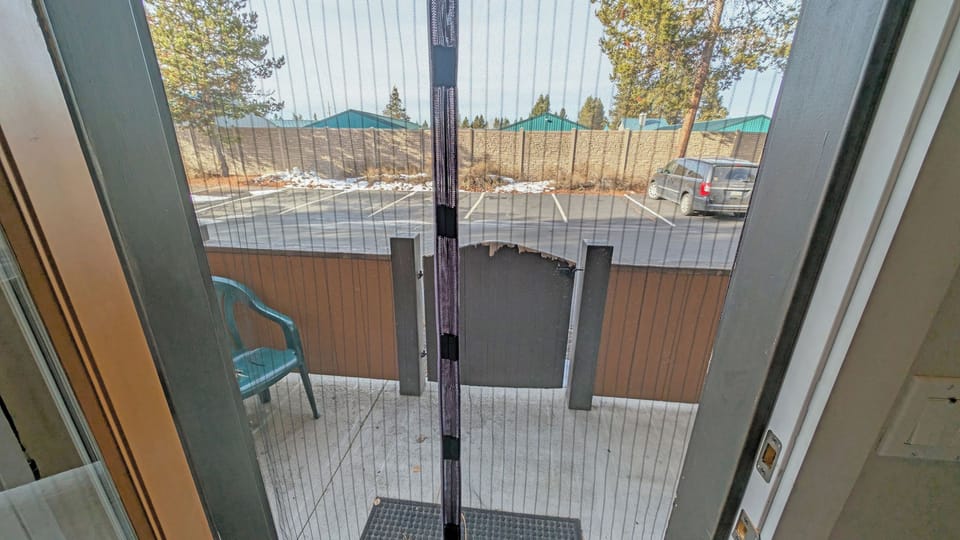 Patio with magnetic Screen
