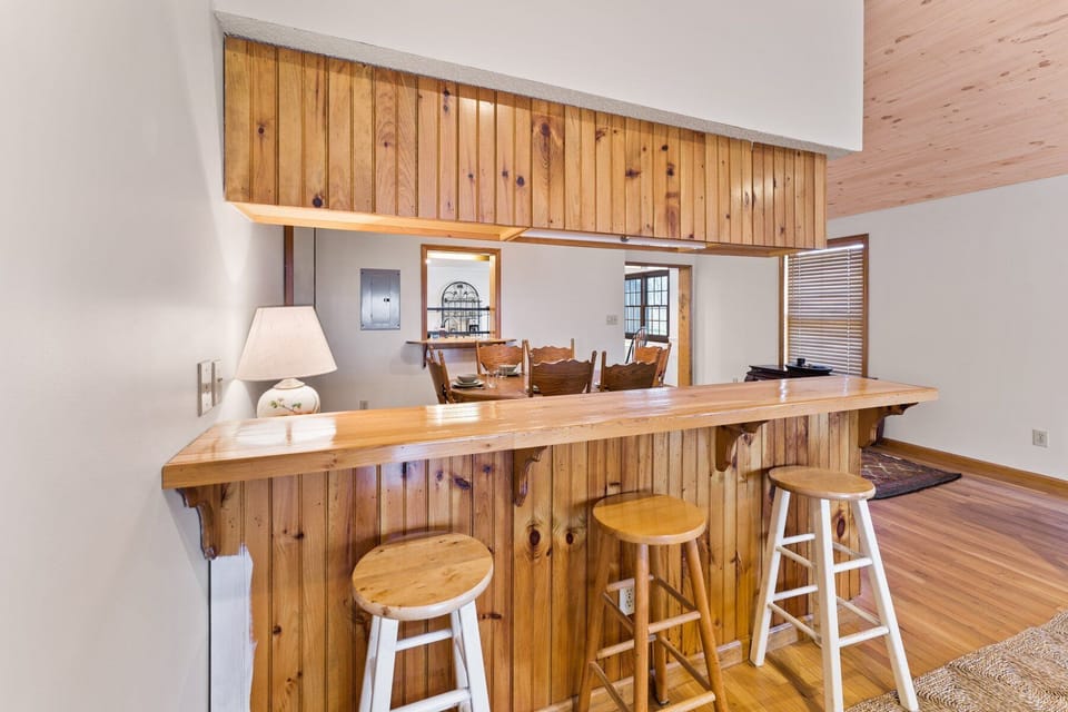 Seating at the Wood Bar at the Dining Room