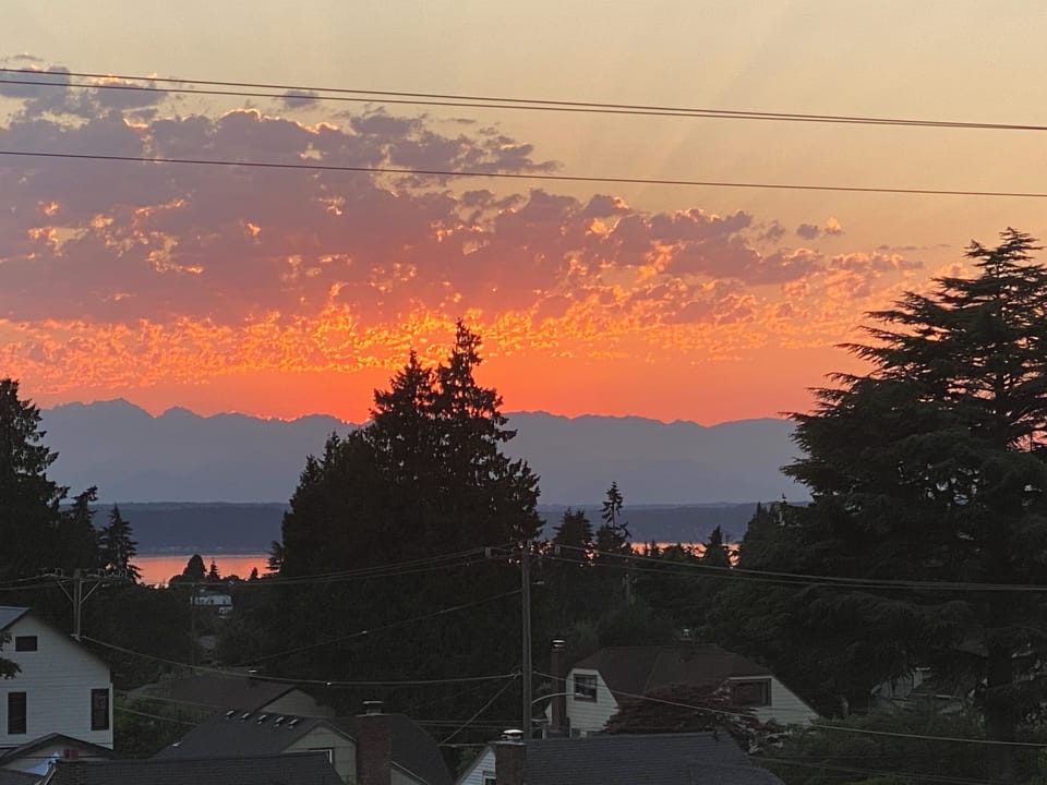 So many gorgeous sunsets!