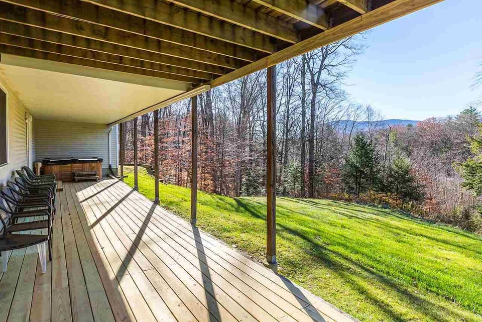 Lower porch