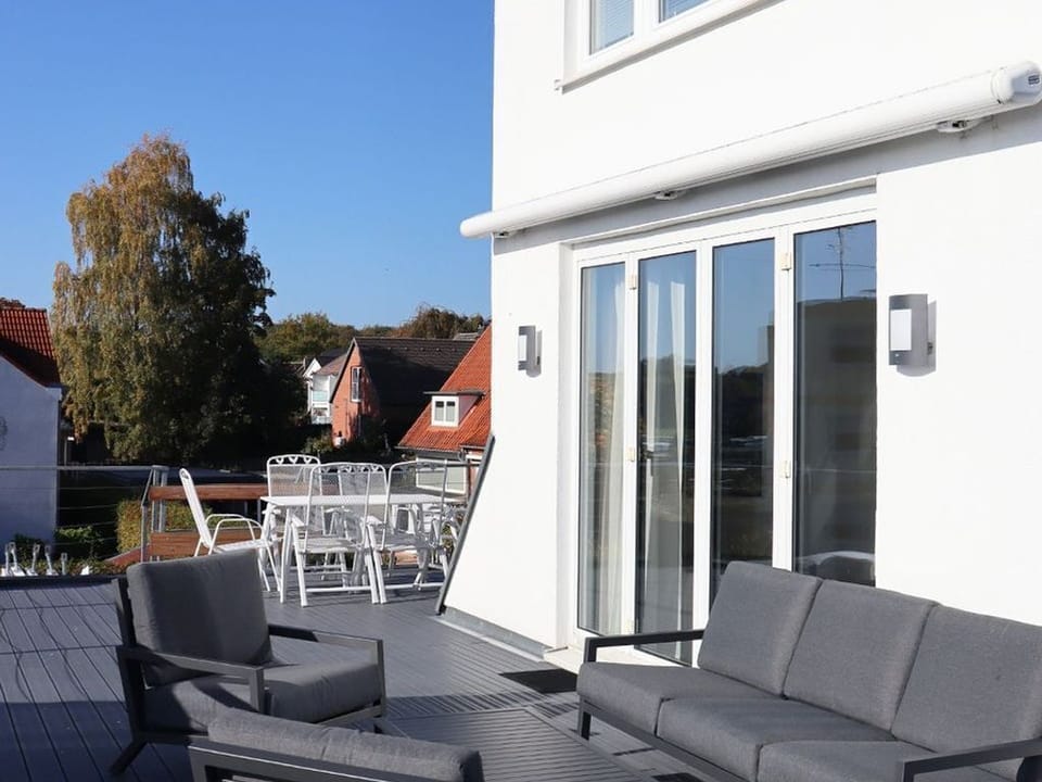 Large penthouse apartment with sea view, sun terrace & luxury bathroom from Apartment in Sierksdorf