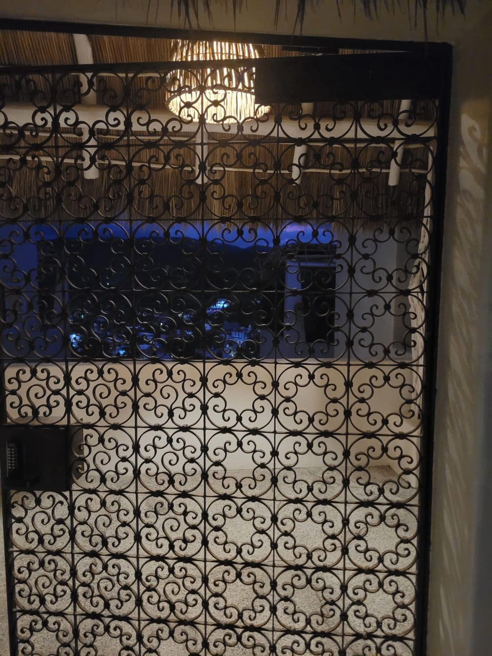 Front entry security gate to complex is even beautiful, what a place!