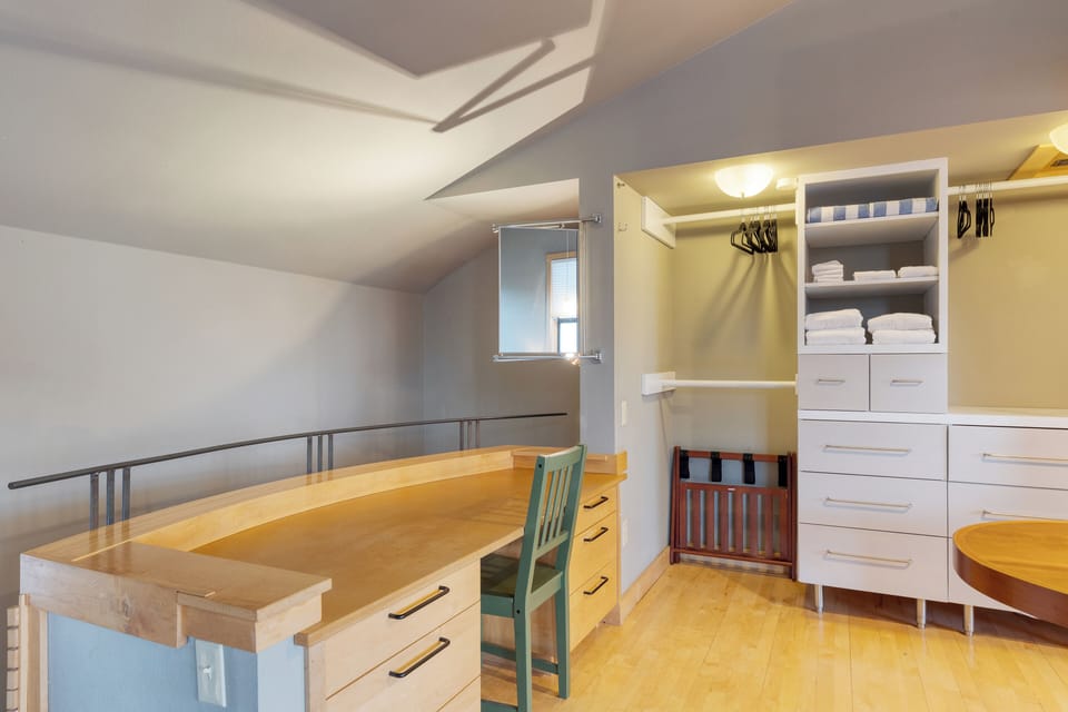 Deck in the Primary bedroom.