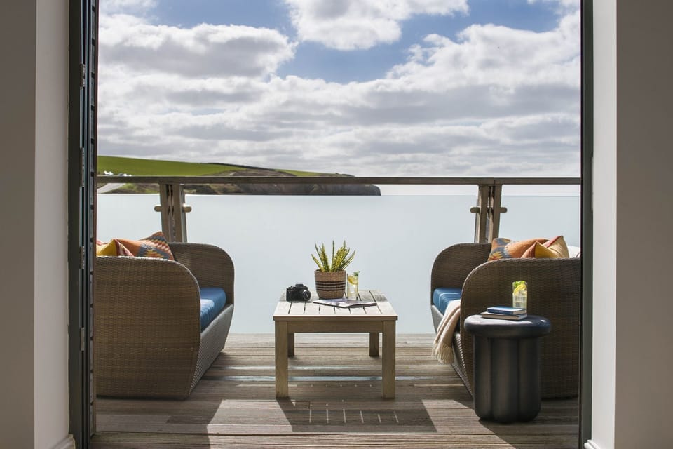 Balcony, Levan, The Village, Watergate Bay, self catering with Beach Retreats.