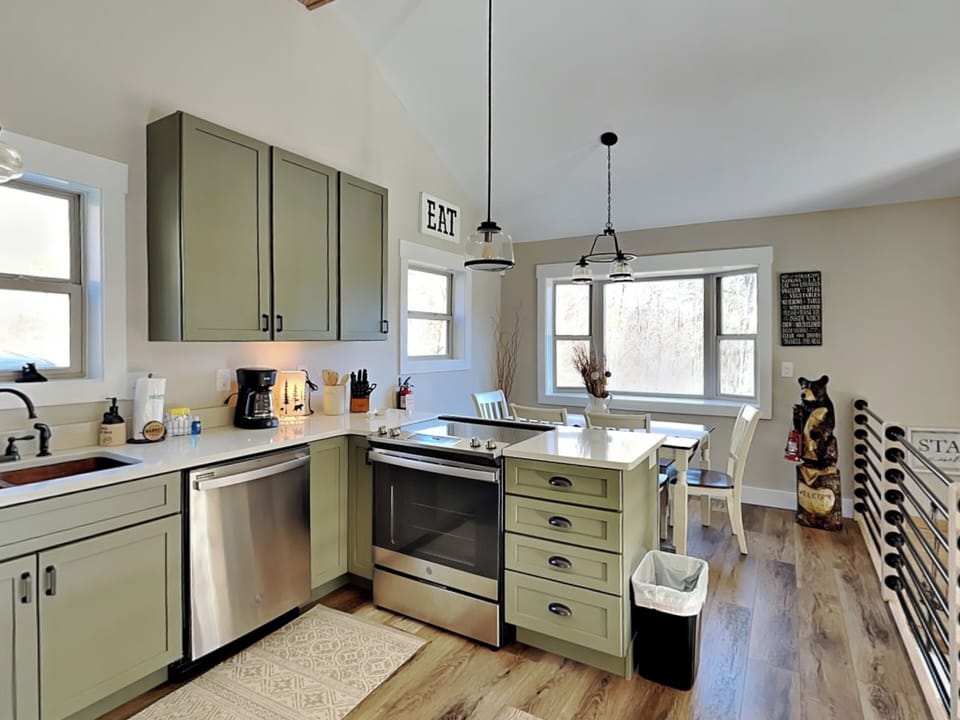 Fully Equipped Loft-Style Kitchen