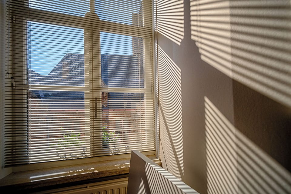 View on the church from the bathroom