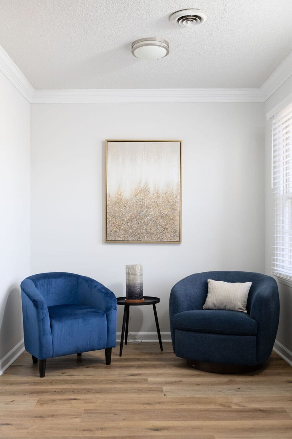 Primary Bedroom Seating Area w/ Pond View