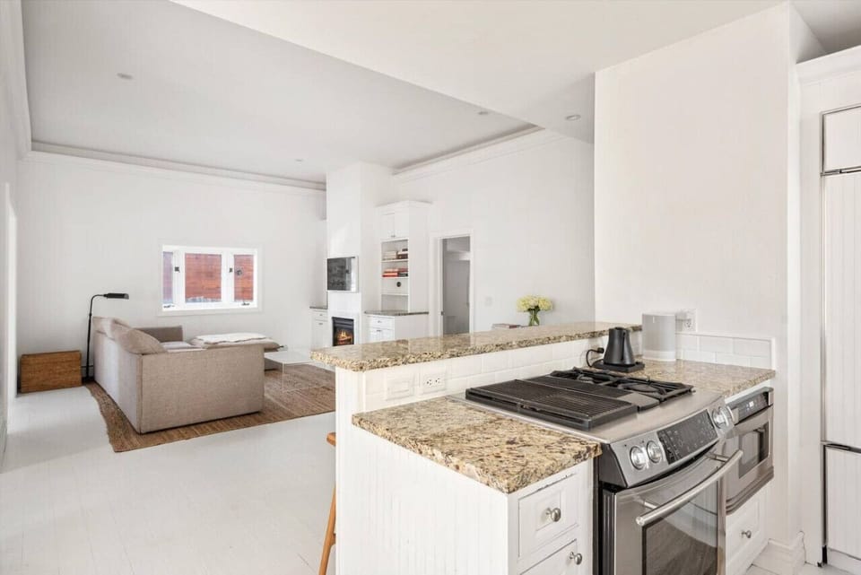 Open Concept Kitchen Living Room Area