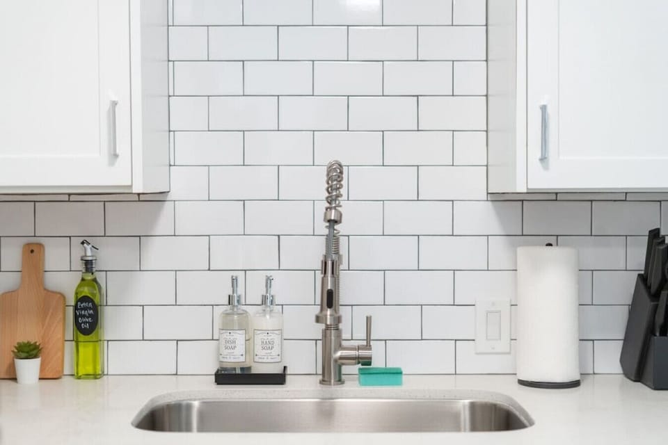 As you step into the kitchen, the clean lines and functional design make you eager to start cooking your favorite dishes.