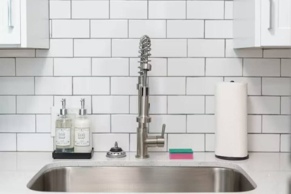 Fully equipped kitchen with all the tools you need for a perfect culinary experience. Enjoy the convenience of having everything at your fingertips!
