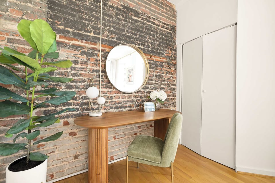 A dedicated workspace in every bedroom - plenty of room to catch up on work missed while exploring the city or to plan your next DC adventure.