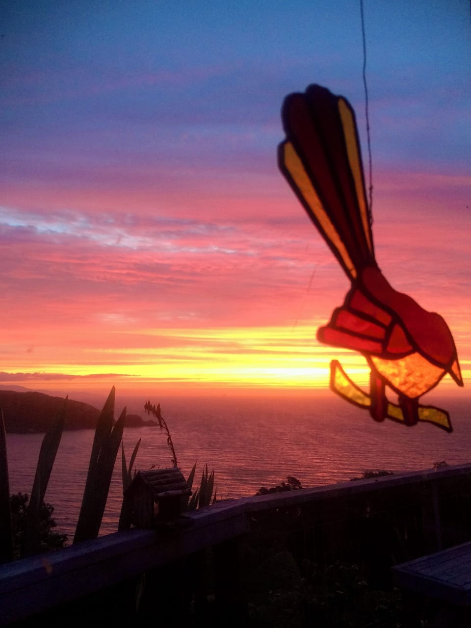 sunset from dining