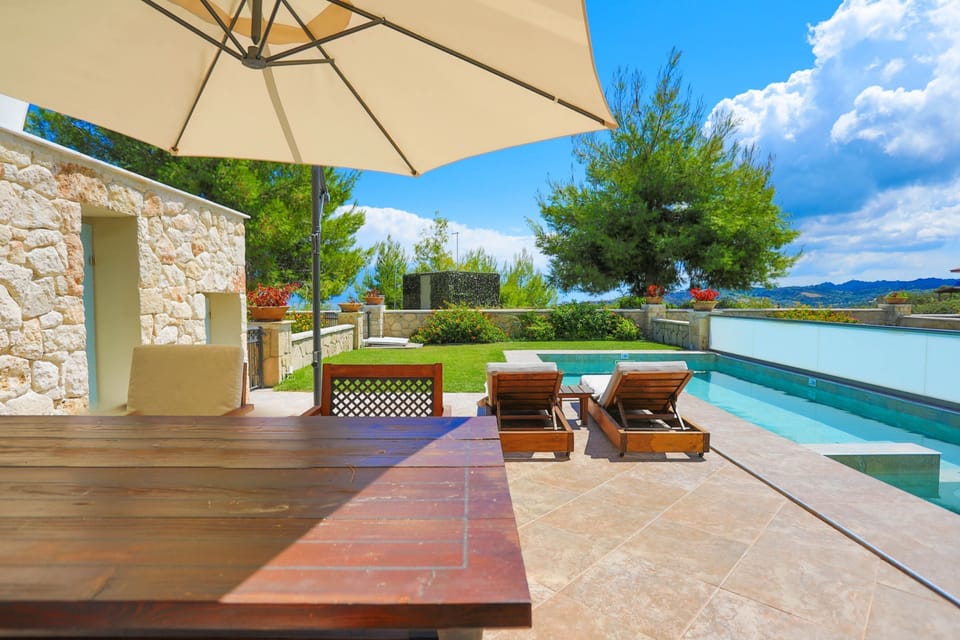 Serene pool area