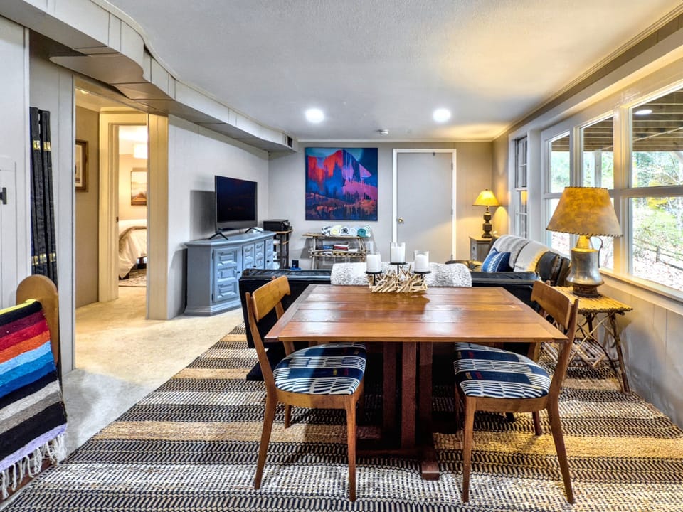 Downstairs living area