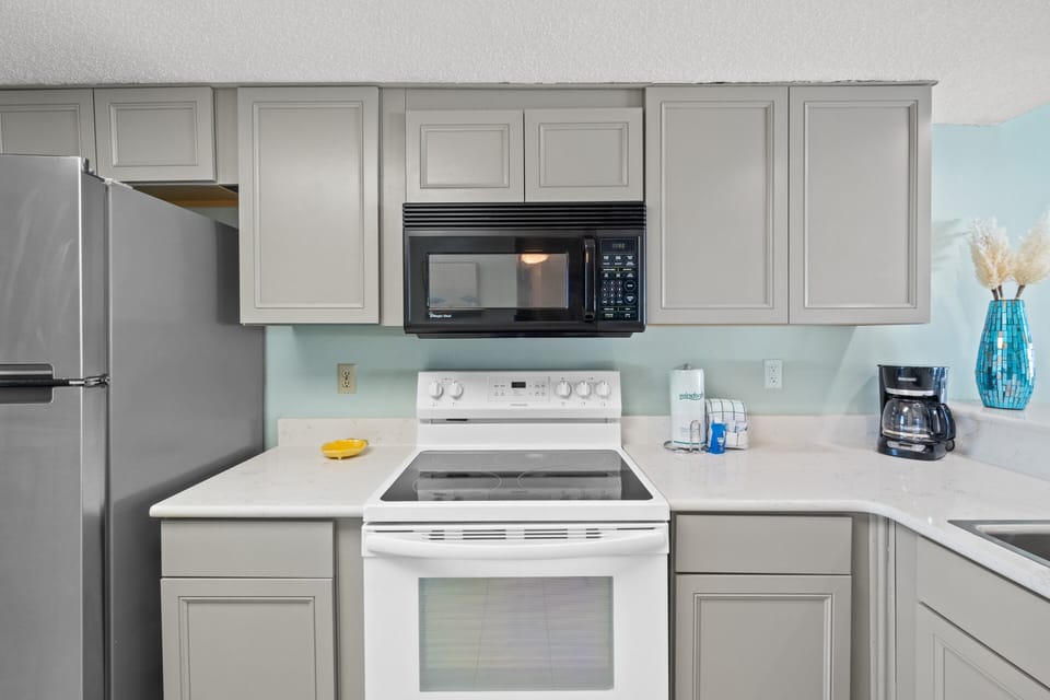 Full Size Kitchen with Bar Seating