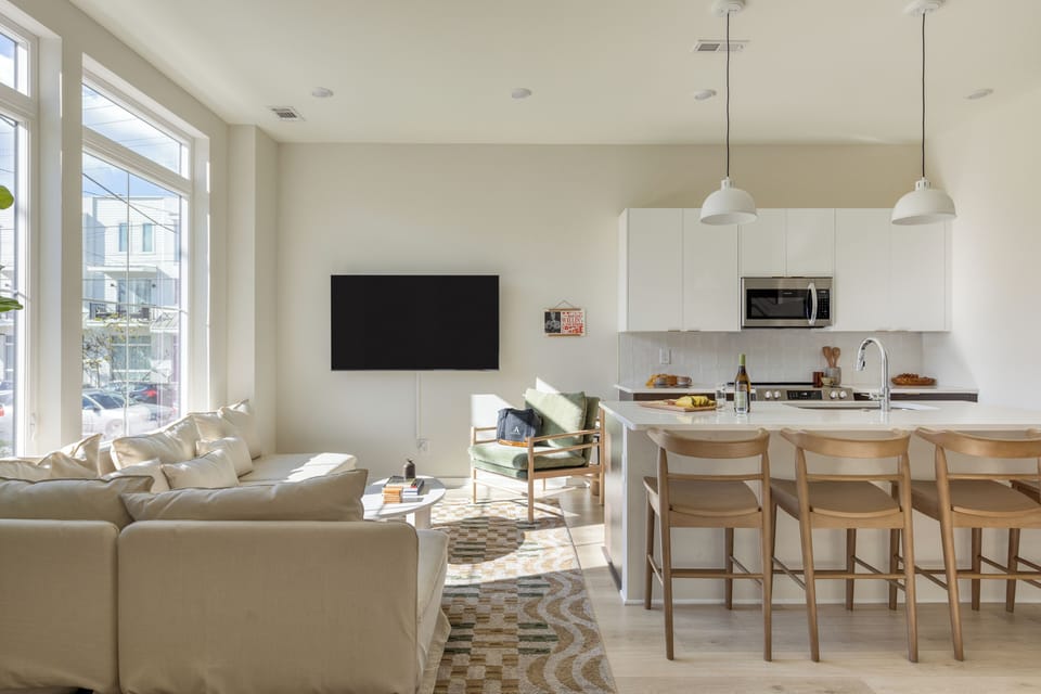 Open floor plan.